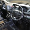 Honda CR-V launched – 2.0 litre, CKD, RM148,800