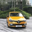 Renault Clio RS 200 EDC makes its Asian debut in KL, presented by the Williams Formula One racing drivers