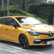 Renault Clio RS 200 EDC makes its Asian debut in KL, presented by the Williams Formula One racing drivers