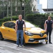 Renault Clio RS 200 EDC makes its Asian debut in KL, presented by the Williams Formula One racing drivers