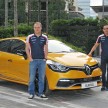Renault Clio RS 200 EDC makes its Asian debut in KL, presented by the Williams Formula One racing drivers