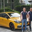 Renault Clio RS 200 EDC makes its Asian debut in KL, presented by the Williams Formula One racing drivers