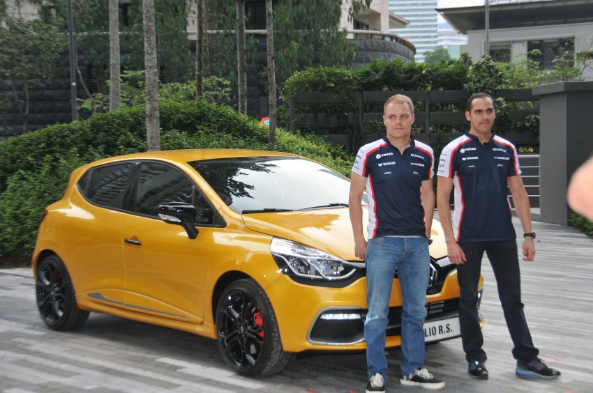 Renault Clio RS 200 EDC makes its Asian debut in KL, presented by the Williams Formula One racing drivers 162841