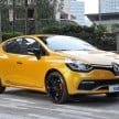 Renault Clio RS 200 EDC makes its Asian debut in KL, presented by the Williams Formula One racing drivers