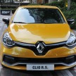 Renault Clio RS 200 EDC makes its Asian debut in KL, presented by the Williams Formula One racing drivers