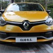 Renault Clio RS 200 EDC makes its Asian debut in KL, presented by the Williams Formula One racing drivers