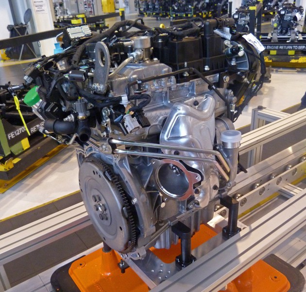 FordÕs new 1.5-litre EcoBoost engine; the fifth member of Ford