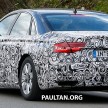 Audi A8 facelift sighted, new grille and tail lamps