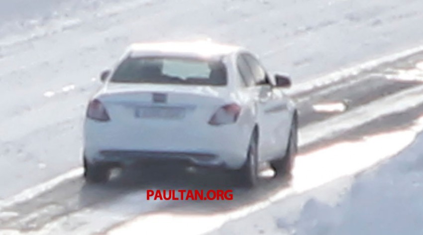 W205 Mercedes-Benz C-Class caught undisguised! 168800