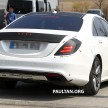 W222 Merc S-Class sighted again, this time in white