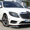 W222 Merc S-Class sighted again, this time in white