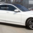 W222 Merc S-Class sighted again, this time in white
