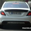 W222 Merc S-Class sighted again, this time in white