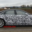 Audi A8 facelift sighted, new grille and tail lamps