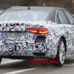 Audi A8 facelift sighted, new grille and tail lamps