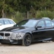 SPYSHOTS: New BMW M5 facelift shows its new eyes