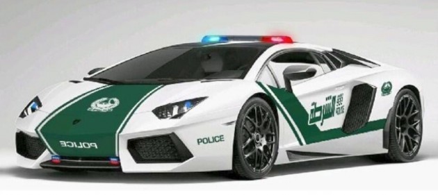 dubai police lamborghini aventador 1
