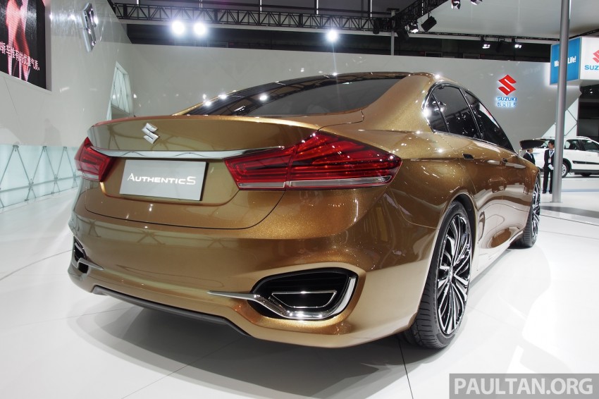 Shanghai 2013 Live: Suzuki Authentics Concept previews upcoming C-segment sedan 170111