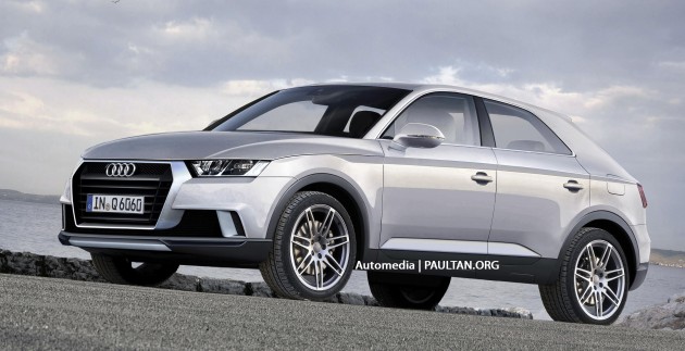 Audi A6 speculative rendering
