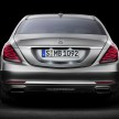 W222 Mercedes-Benz S-Class – official details
