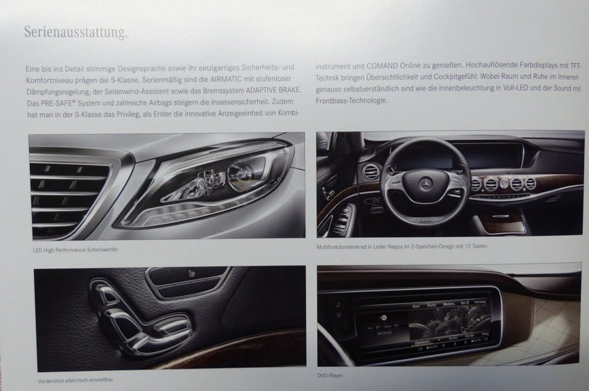 W222 Mercedes-Benz S-Class brochure leaked! 174204