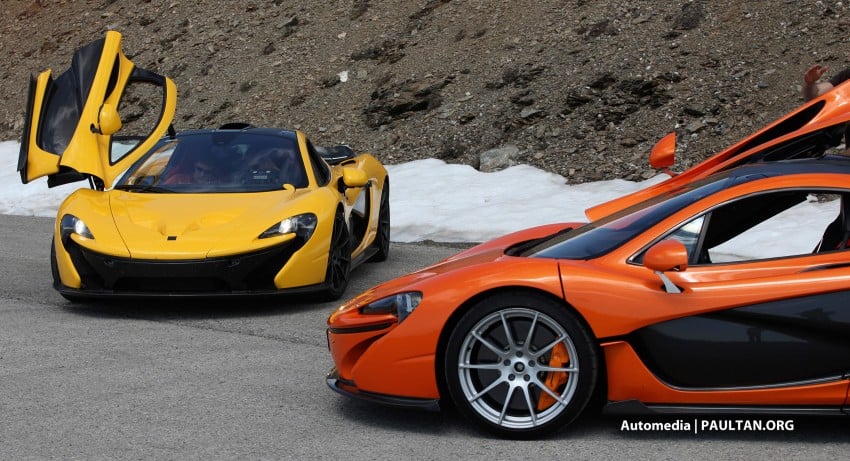 SPIED: McLaren P1 pair caught posing for the camera 181436