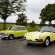 MINI wishes the Porsche 911 a happy 50th birthday