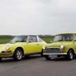 MINI wishes the Porsche 911 a happy 50th birthday