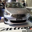 Mitsubishi Attrage previewed ahead of Thai launch