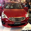 Mitsubishi Attrage previewed ahead of Thai launch