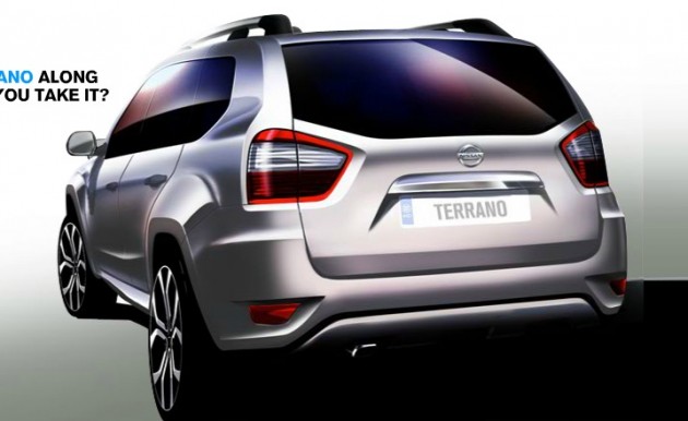 nissan-terrano-sketch rear