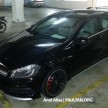 Mercedes-Benz A45 AMG sighted at JPJ Putrajaya