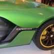 Caterham AeroSeven Concept premieres in Singapore