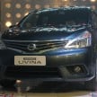 Nissan Grand Livina facelift introduced – from RM87k