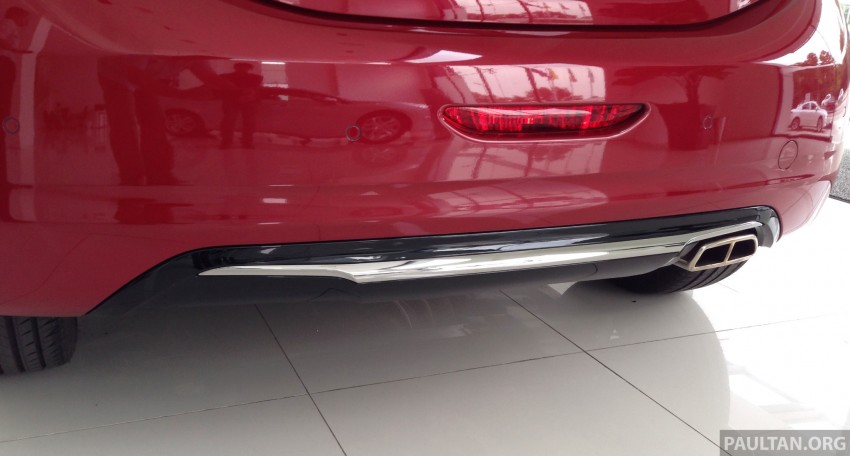 Peugeot 208 GTi on display in Blue Box Glenmarie 201413