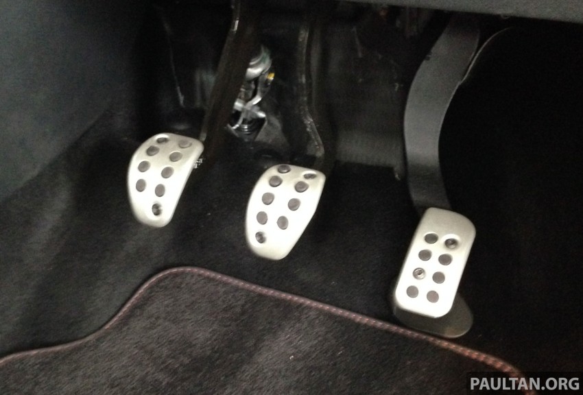 Peugeot 208 GTi on display in Blue Box Glenmarie 201433