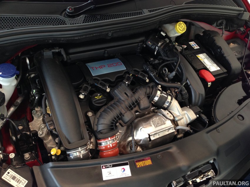 Peugeot 208 GTi on display in Blue Box Glenmarie 201431