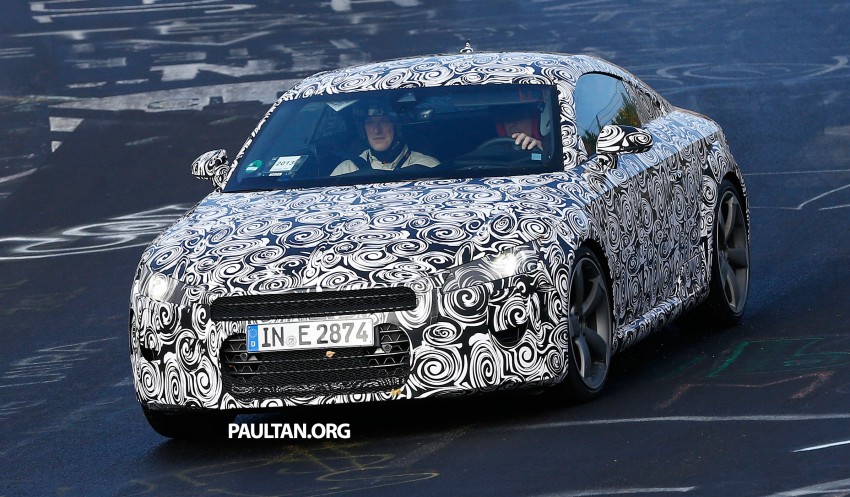SPIED: 2015 Audi TT benchmarked against RCZ, SLK 205833