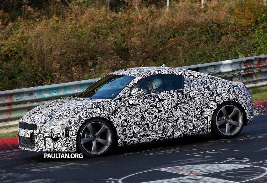 SPIED: 2015 Audi TT benchmarked against RCZ, SLK 205831
