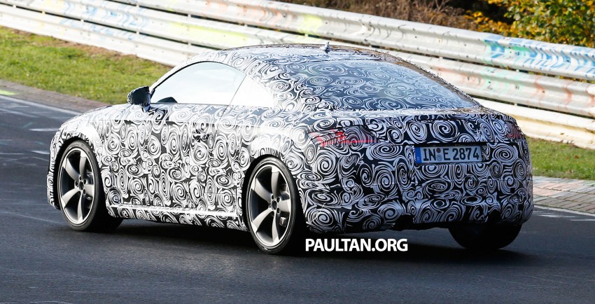 SPIED: 2015 Audi TT benchmarked against RCZ, SLK 205828