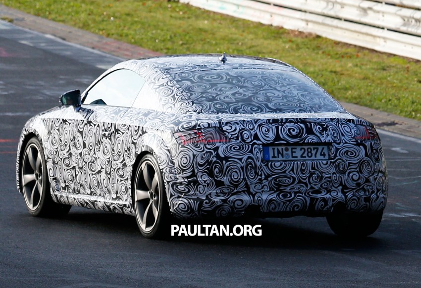SPIED: 2015 Audi TT benchmarked against RCZ, SLK 205827