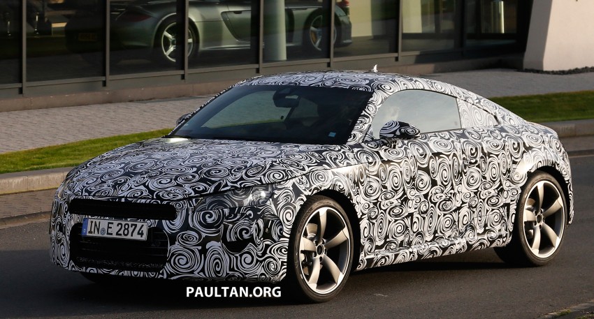 SPIED: 2015 Audi TT benchmarked against RCZ, SLK 205718