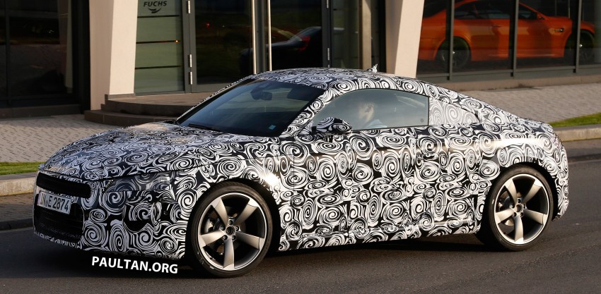SPIED: 2015 Audi TT benchmarked against RCZ, SLK 205722