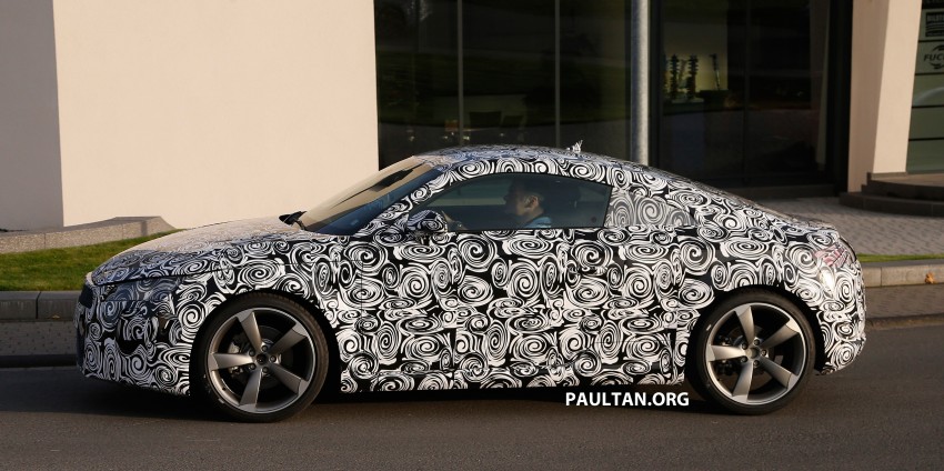 SPIED: 2015 Audi TT benchmarked against RCZ, SLK 205724