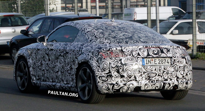 SPIED: 2015 Audi TT benchmarked against RCZ, SLK 205725