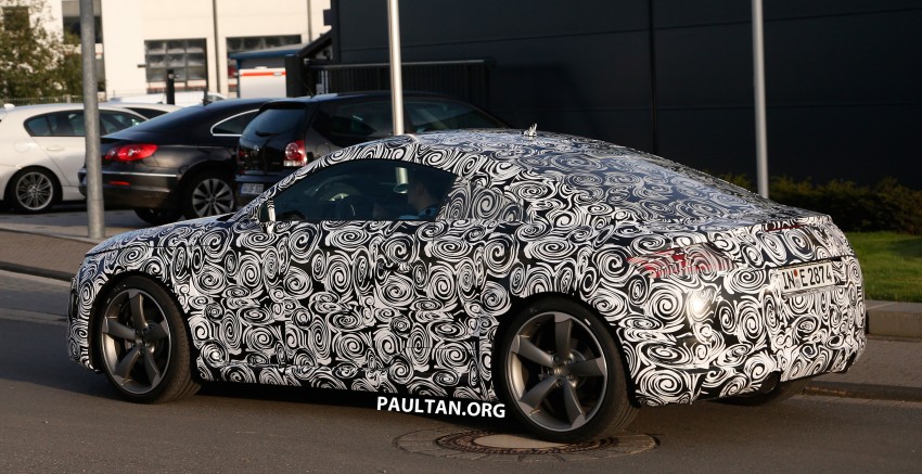 SPIED: 2015 Audi TT benchmarked against RCZ, SLK 205726