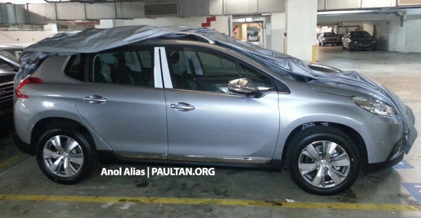 SPYSHOTS: Peugeot 2008 crossover spotted at JPJ 203098