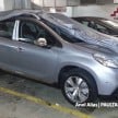Peugeot 2008 spied on trailer on Federal Highway