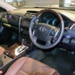 Toyota Camry Hybrid previewed at KLIMS13