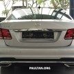 Mercedes-Benz E400 CKD now in Malaysia – RM494k